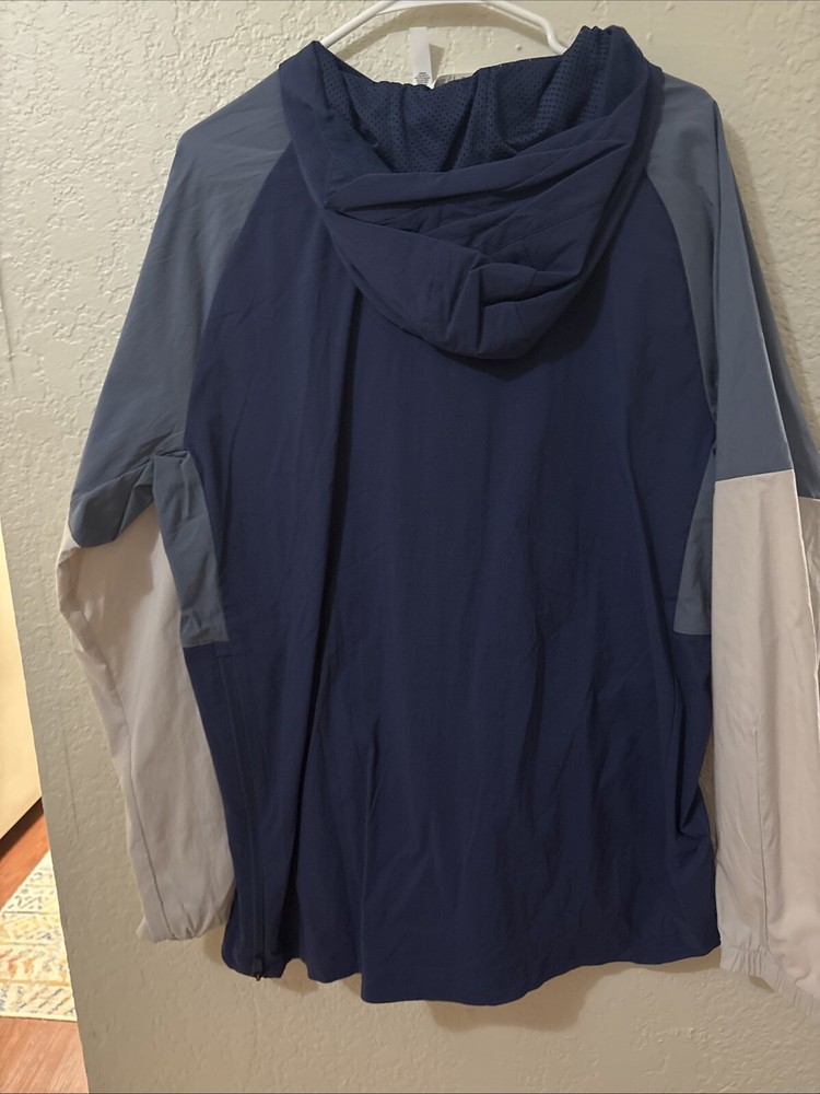 Blue Adidas Windbreaker Pullover Jacket Men’s Large