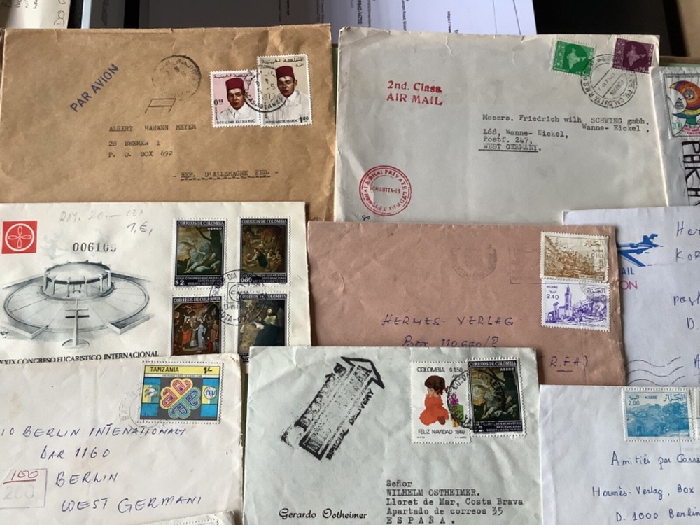 worldwide covers & postcards 37 items Ref A1877