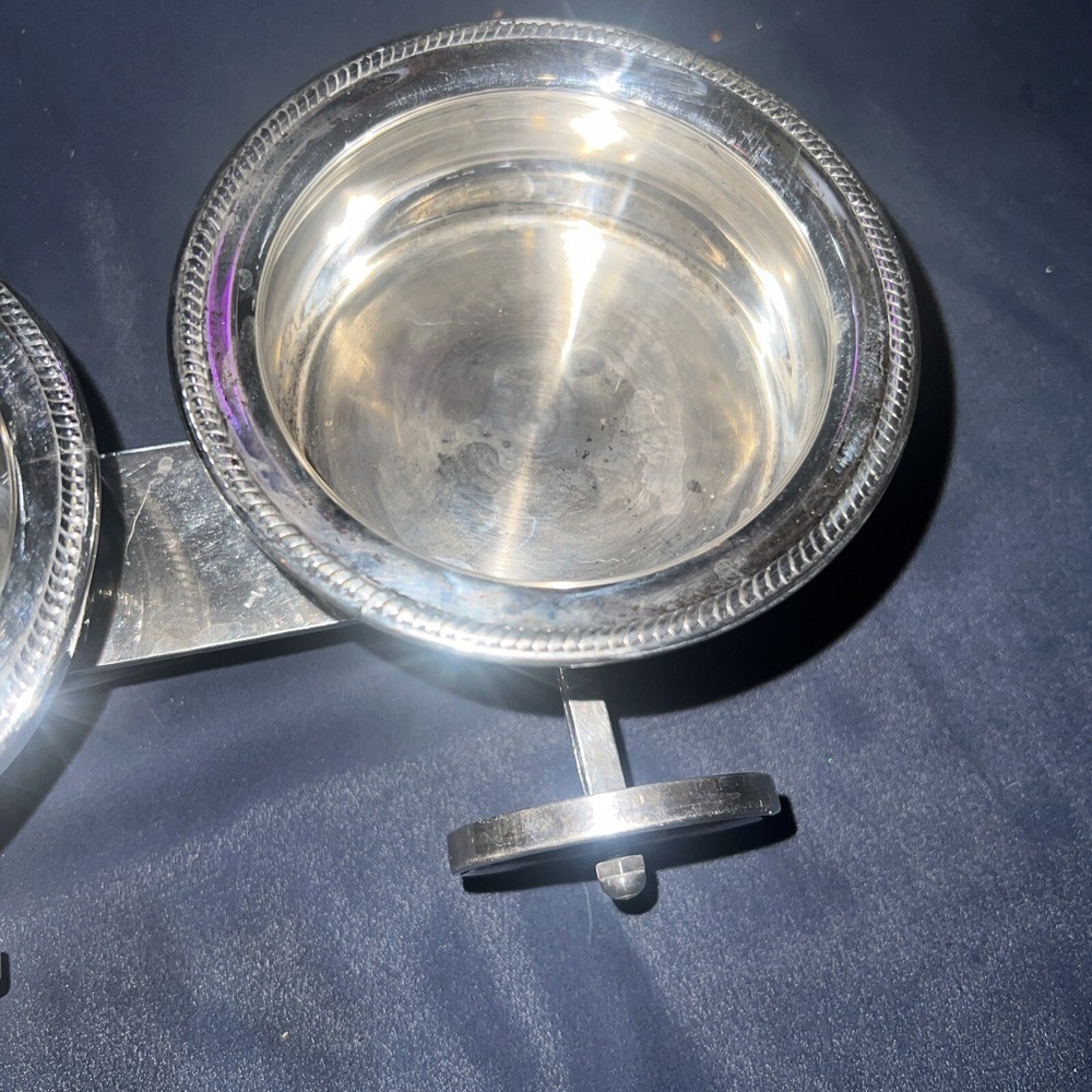 VINTAGE F.B. ROGERS SILVERPLATE "WAGON" Condiment Holder