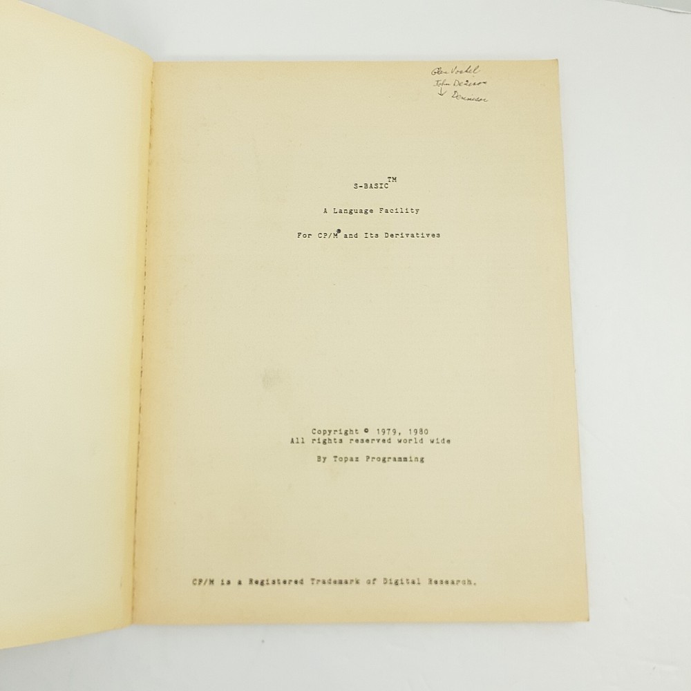 Lot of 4 KAYPRO II Users Guide Manuals Microsoft Basic S-Basic Select Profitplan