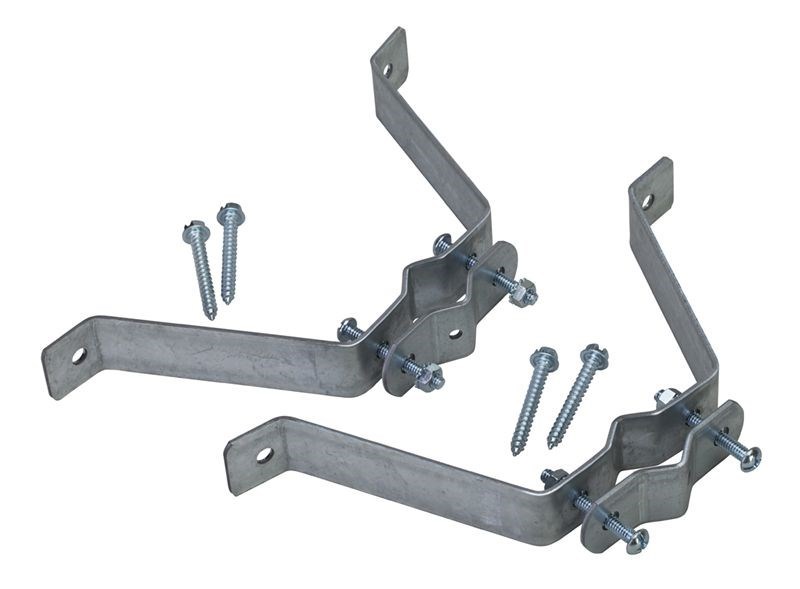 4" Stand Off Wall Mast Mount - W Style Antenna Mast Bracket -  EZ 30-4