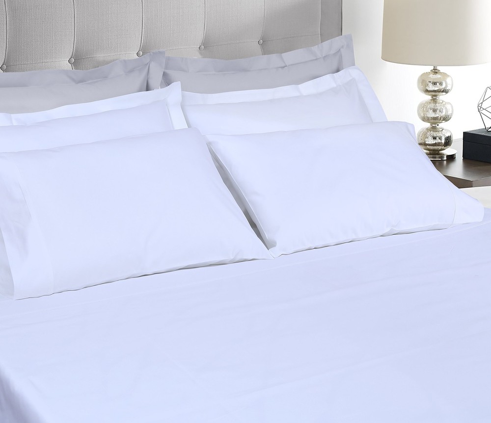 - Twin Sheets Sets Soft 100% Cotton Cooling Sheets Deep Pocket Snug Fit Elast...