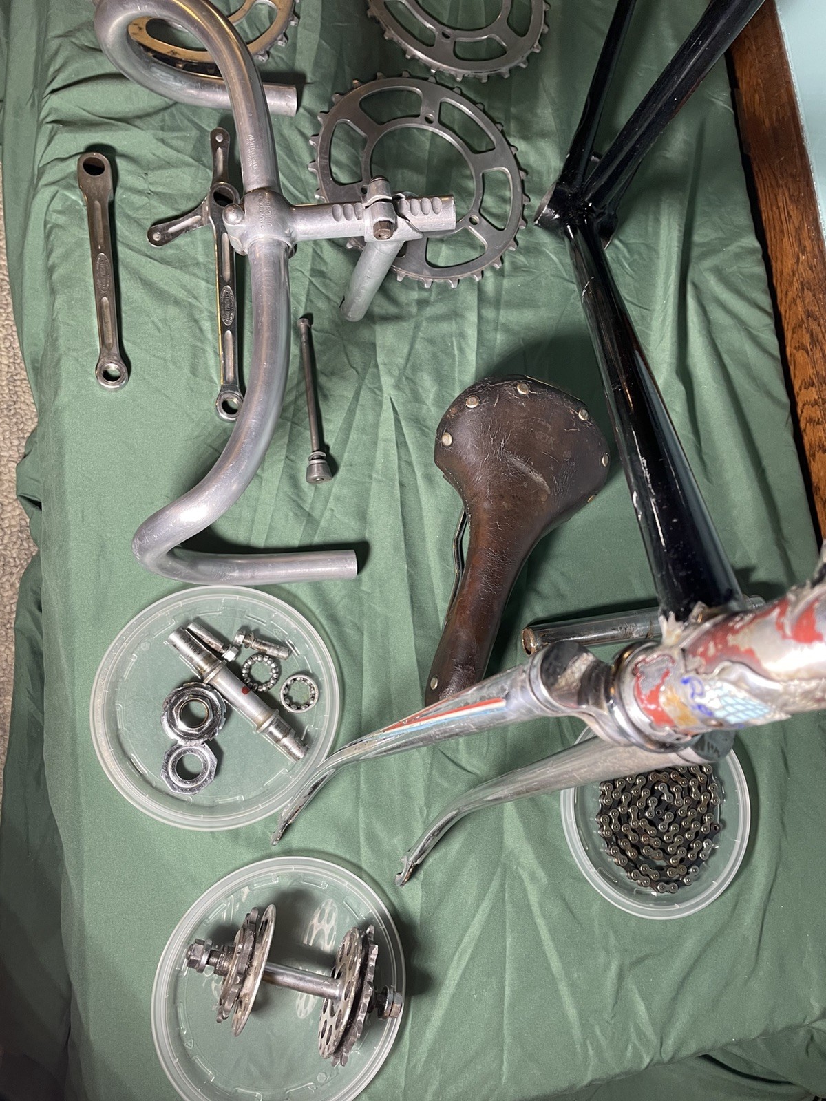 1960 Vintage Rochet Super Special Track Bike 55cm (22”) Made In France **RARE**