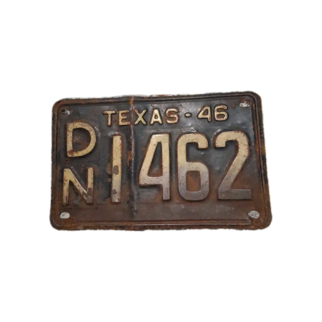 1946 TEXAS LICENSE PLATE