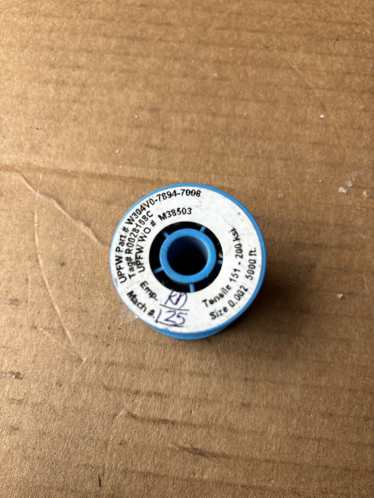 Ultra-Fine Stainless Steel Wire –USFW PART#W304V0-7894-7008 .0002 5000FT