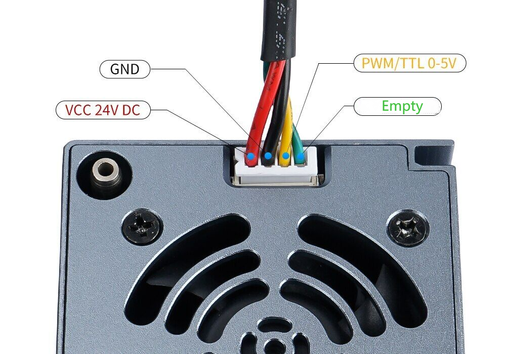20W 4 Diode Laser Head Laser Module for CNC Laser Machine DIY Engraving Tools
