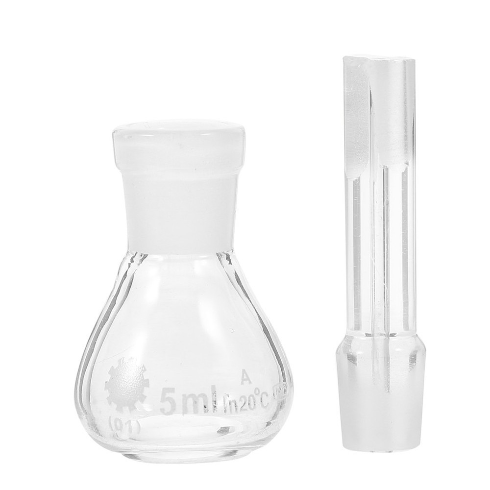 Gravity Bottle Pycnometer Glass Reagent Sealed Empty Bottles with Stoppers