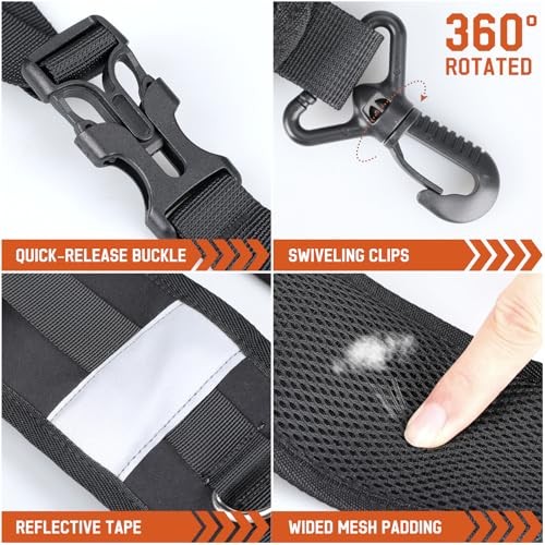 Backpack Straps, Backpack Shoulder Strap for bags strap Replacement Black