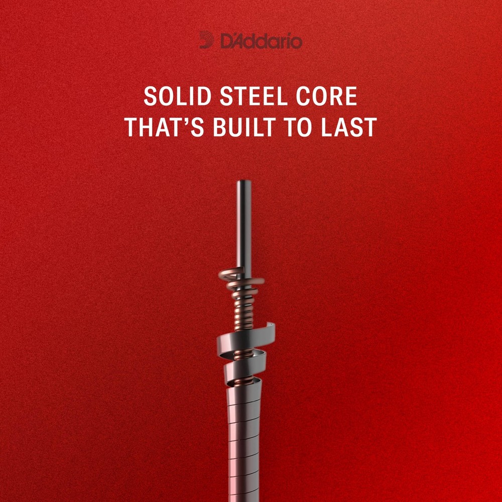 D’Addario J1010 Prelude Cello String Set, 4/4 Medium – Solid Steel, Durable