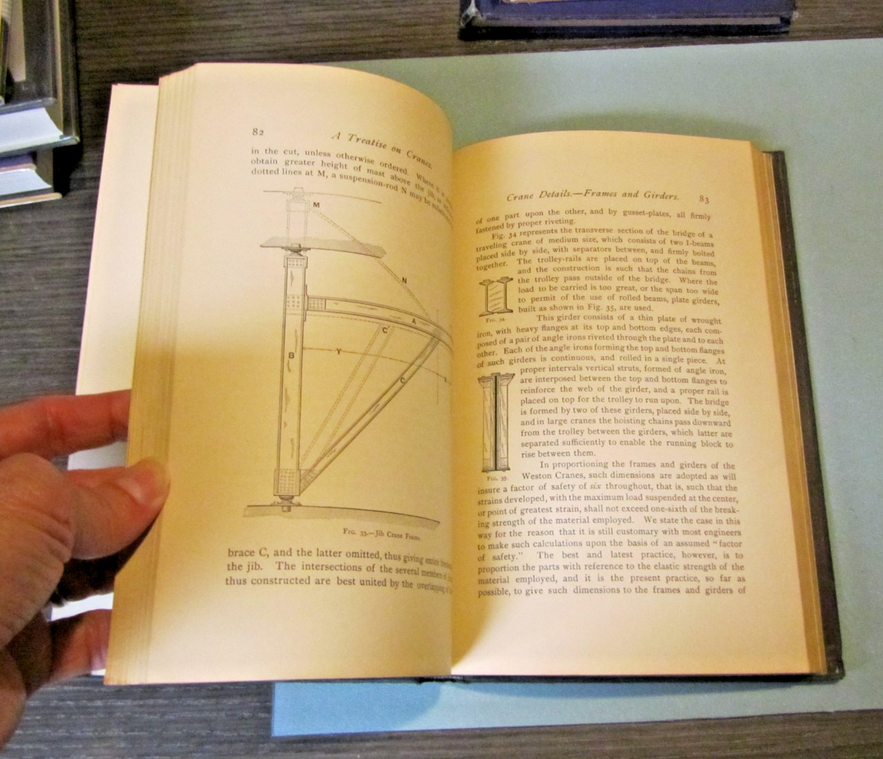 1883 A Treatise on Cranes Henry Towne Mechanical Engineer Stamford Connecticut