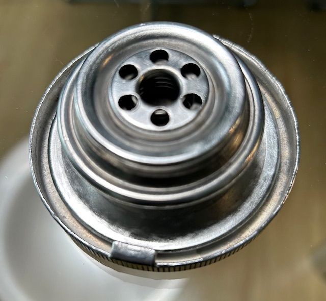 Jaguar 1958 Oct XK, MK Sedans Radiator Cap Original C.3455/4.0 PSI. Cad Plated.