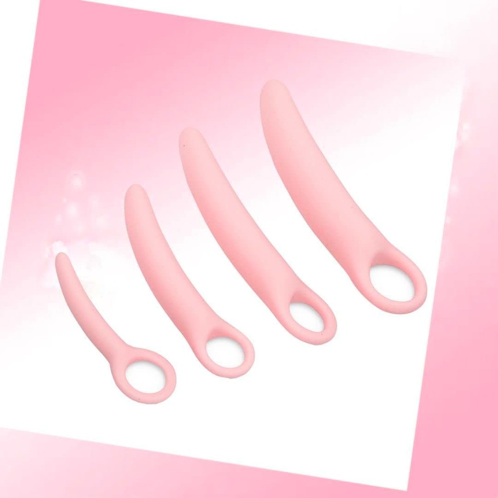 4-Pack Silicone Pelvic Floor Muscle Dilator Trainer Set