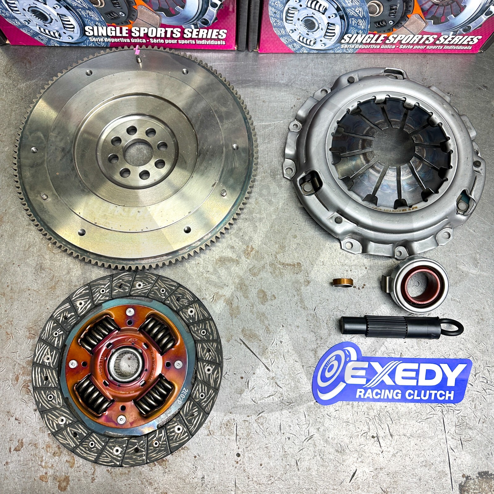 Exedy Stage 1 Clutch Disc OEM Pressure Plate OEM Flywheel for 2012-2015 Civic Si