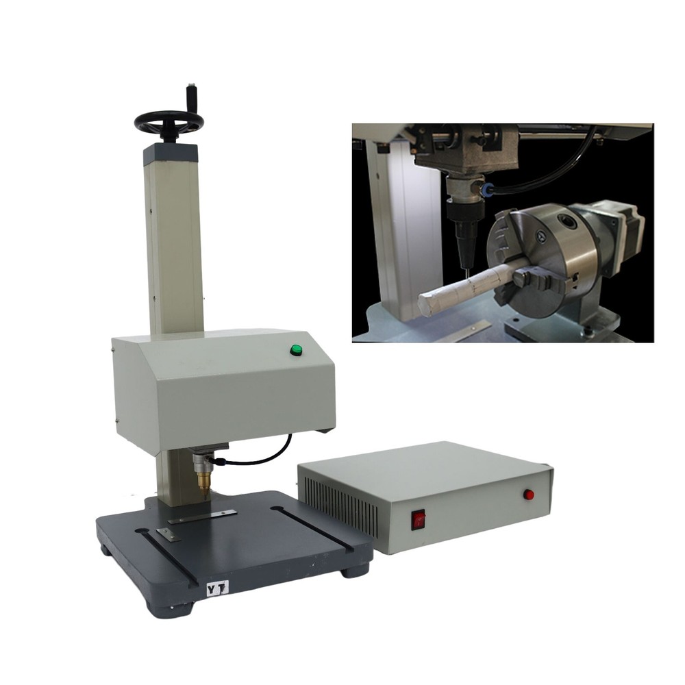 110V Pneumatic Dot Peen Mark Machine Print Integrated with Rotation Axis