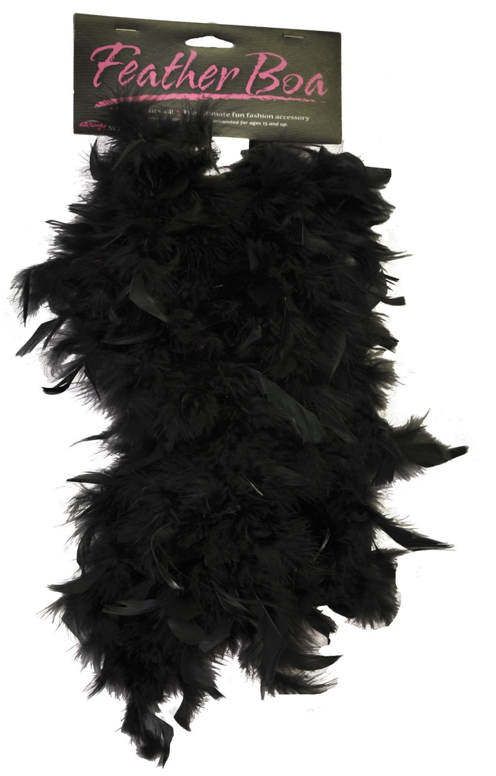 Boa 5Ft Black Feather