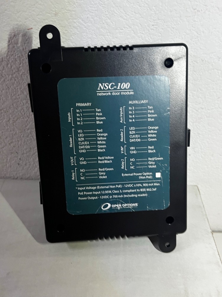 NSC-100 Network Door Module Intelligent door controller NEW IN BOX W/ PATCH CABL