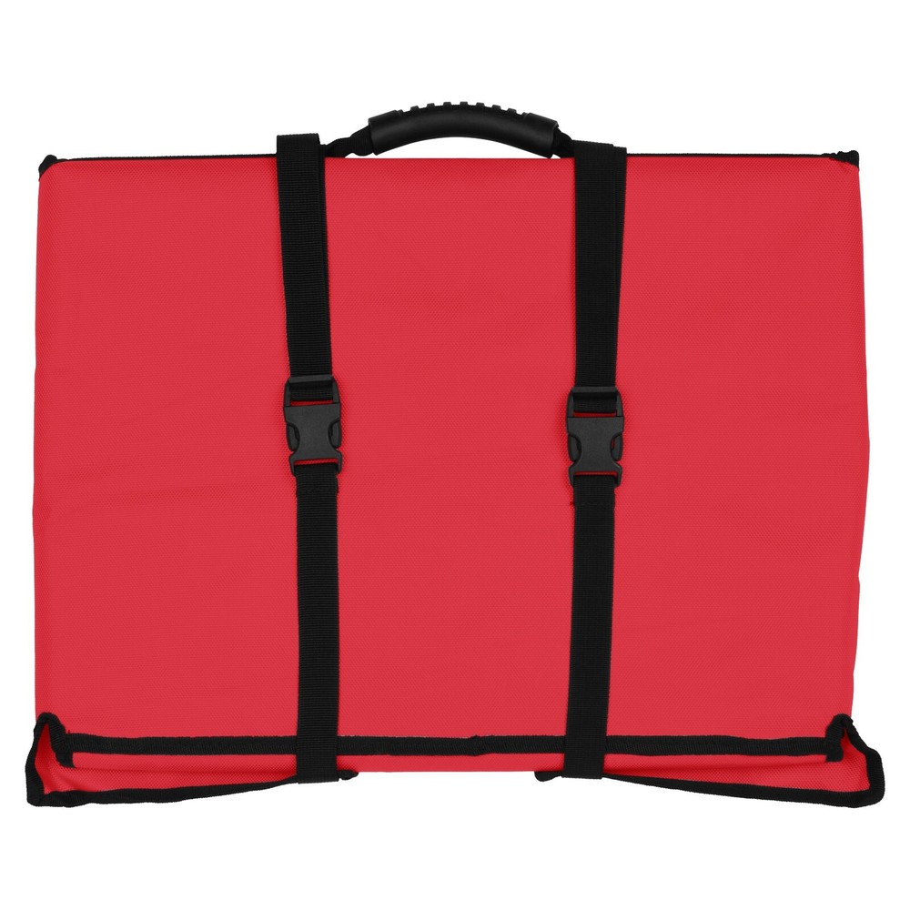 First Aid Bag Kit Empty Red - Foldable First Aid Bag Organizer - BOA Bug Out Aid