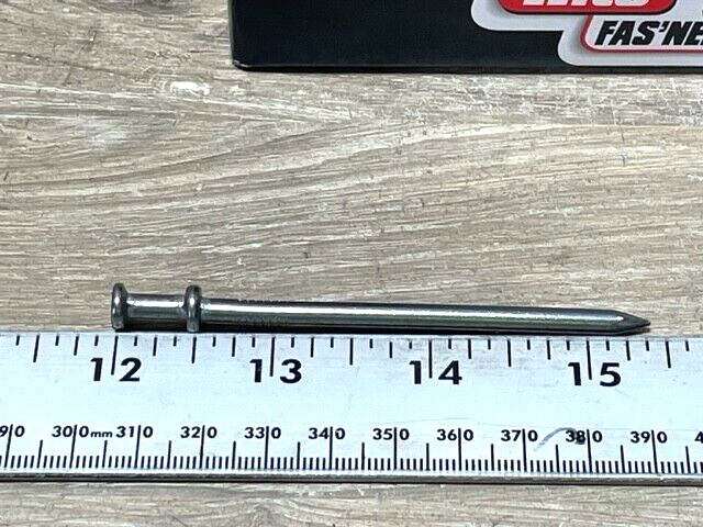Nails Grip Rite 12D 2 7/8" Bright Duplex FREE SHIPPING 5 LBS