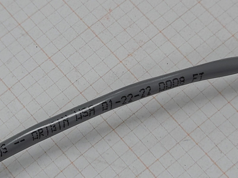 Priority Wire P2032S 18/2C Shielded Sound/Security Cable Riser Gray E2032S /50ft