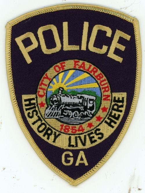 GEORGIA GA FAIRBURN POLICE NICE SHOULDER PATCH SHERIFF
