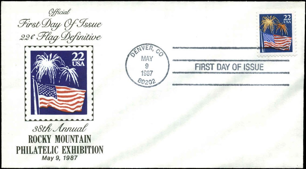 US FDC #2276 Unknown Cachet Designer Denver, CO