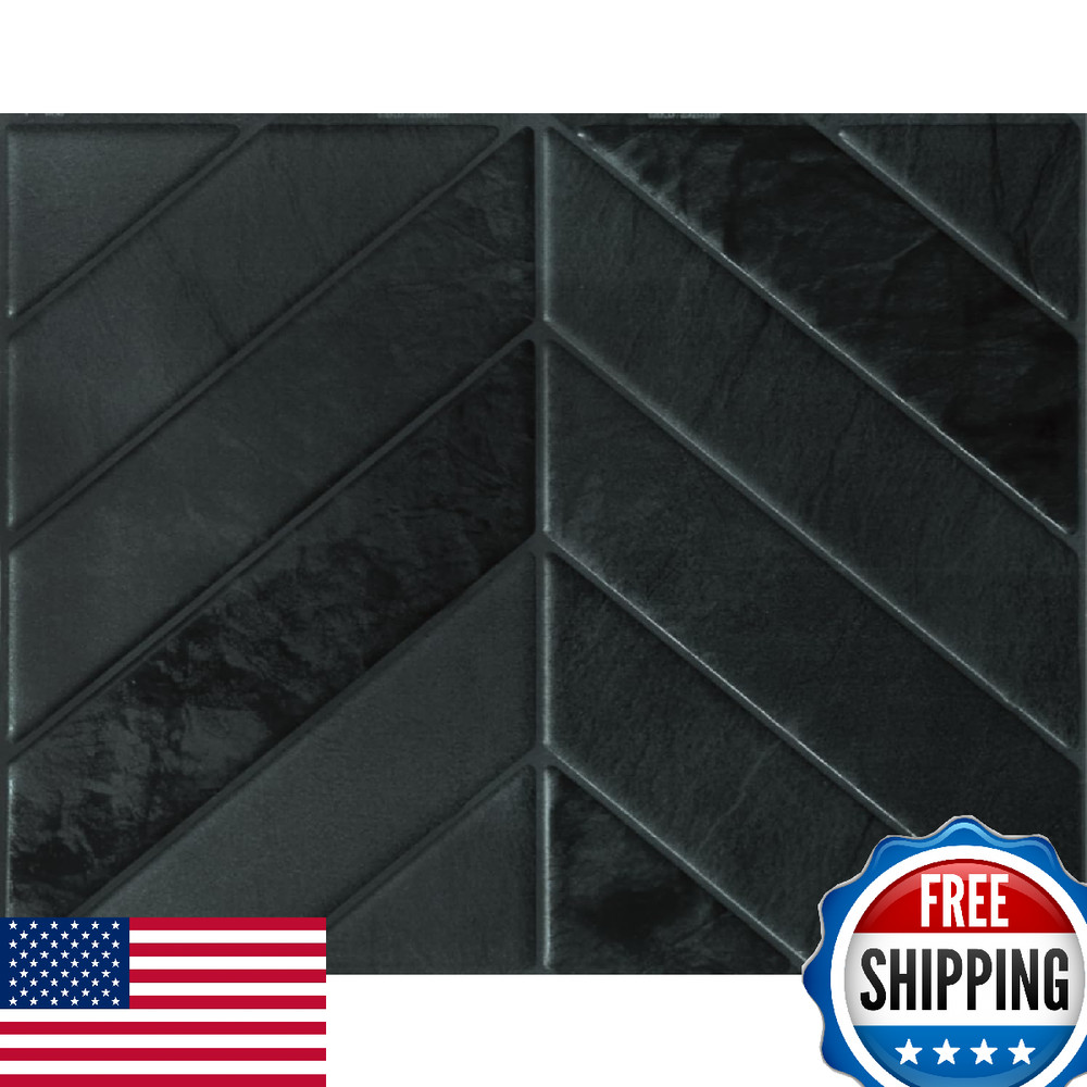 Smart Tiles Peel & Stick Backsplash 5-Sheets 11.43"x9" 3D Wall Tile Kitchen