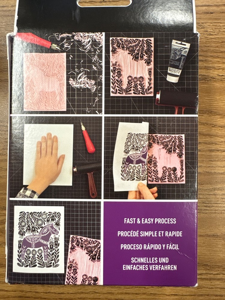 Speedball Super Value Block Printing Kit New