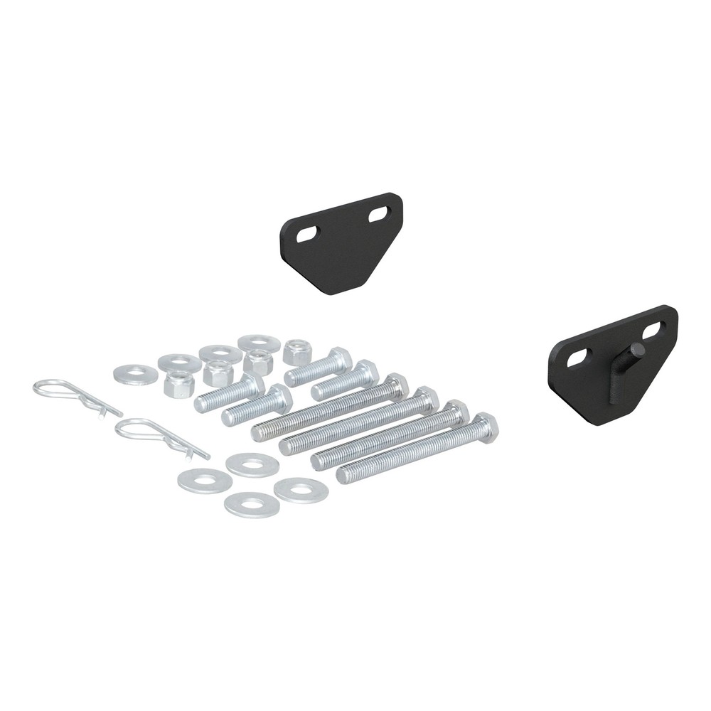 Curt 17005 Weight Distribution Hitch Hook-Up Brackets for Bolt-On Chain Hangers