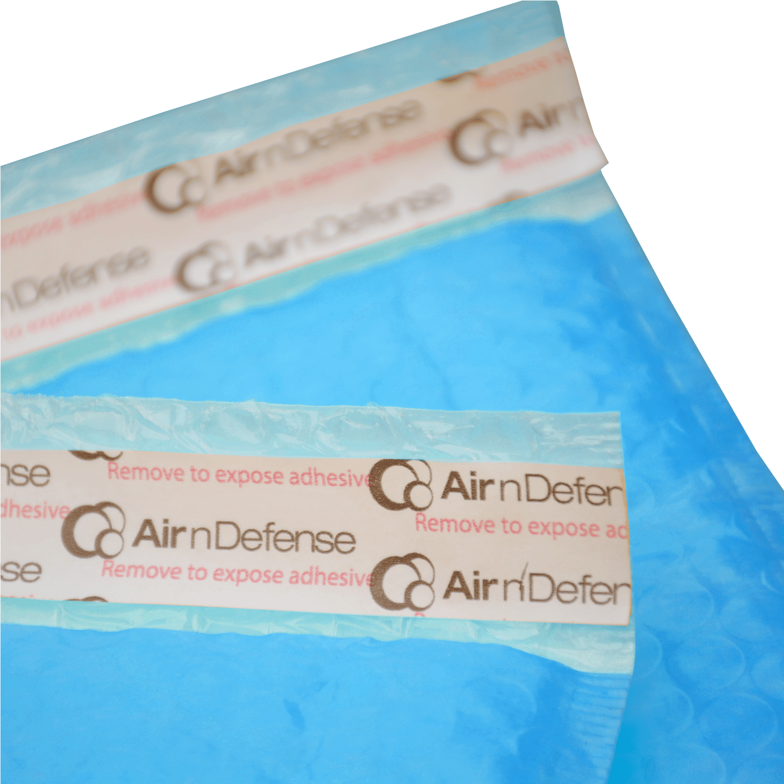 AirnDefense 1000 #000 4X8" Blue Poly Bubble Mailers Shipping Padded Envelope