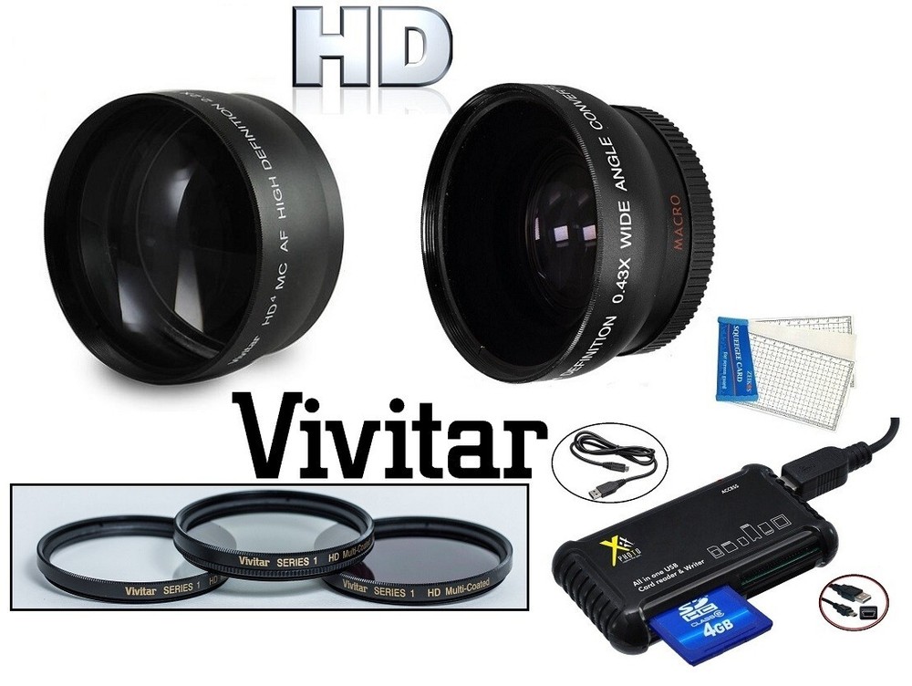 7Pc Super Saving HD Accessory Kit for Sony DCR-SX65