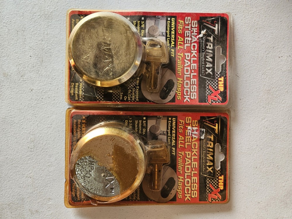 Padlock Assortment Trailer And Hitch Locks