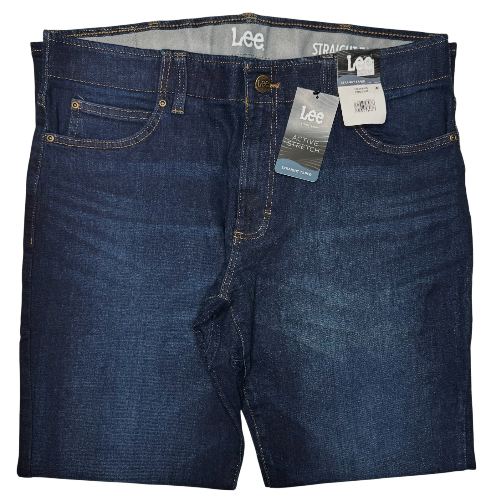 Lee #11758 NEW Men's Motion Flex Waistband Active Stretch Straight Taper Jeans