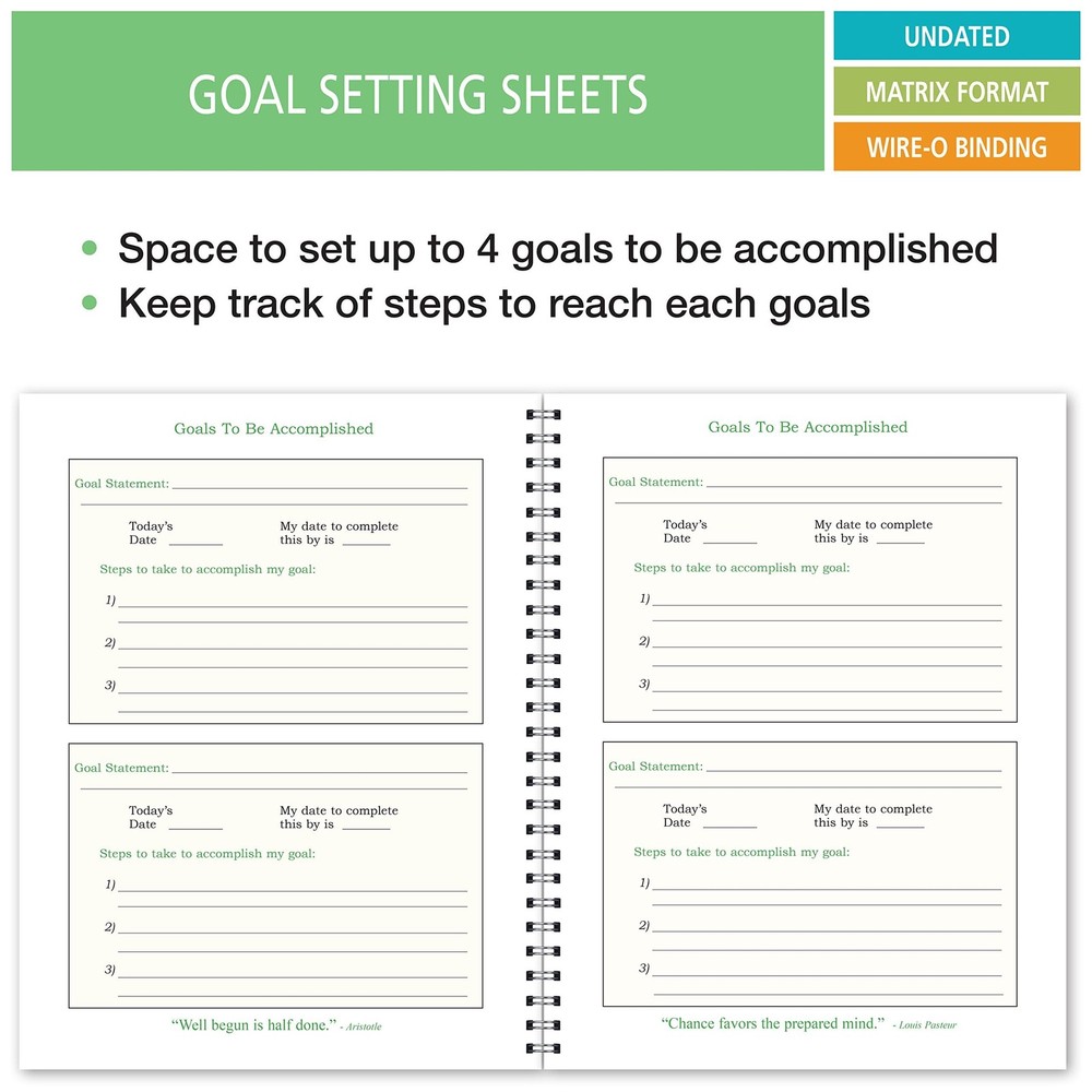 SO-8 Undated Student Organizer Planner for Middle School Homework Tracker