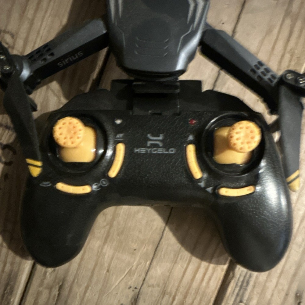 Heycelo Sirius Foldable Quadcopter Drone With Camera & Controller Black/Yellow