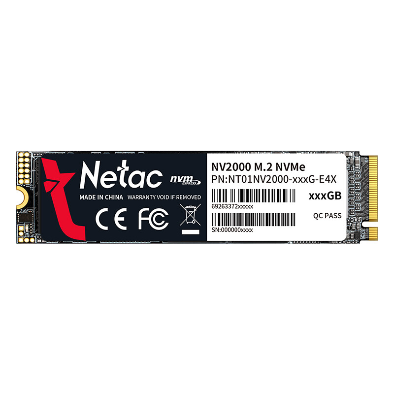 Netac 512GB M.2 2280 Internal SSD NVMe PCIe3.0 Solid State Drive