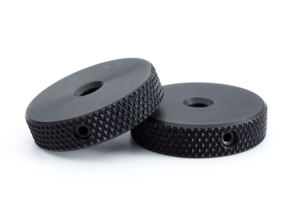 Fender Bracket + (2) Fender Roller Knobs, for Jaguar Mini Pots