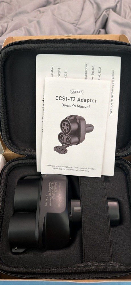 EV Charging Adapter Ccs1 To T2