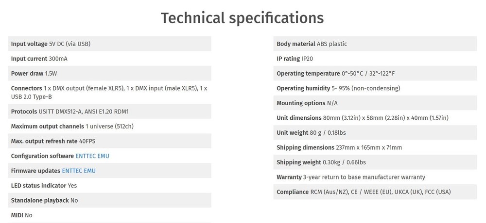 USB DMX Interface 512Ch | HighPerformance DMX Controller for Lighting