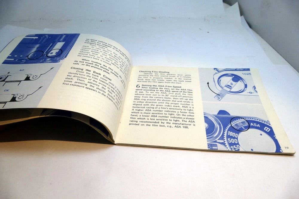 Canon AE-1 camera Manual Guide Instructions EN Instruction Guide