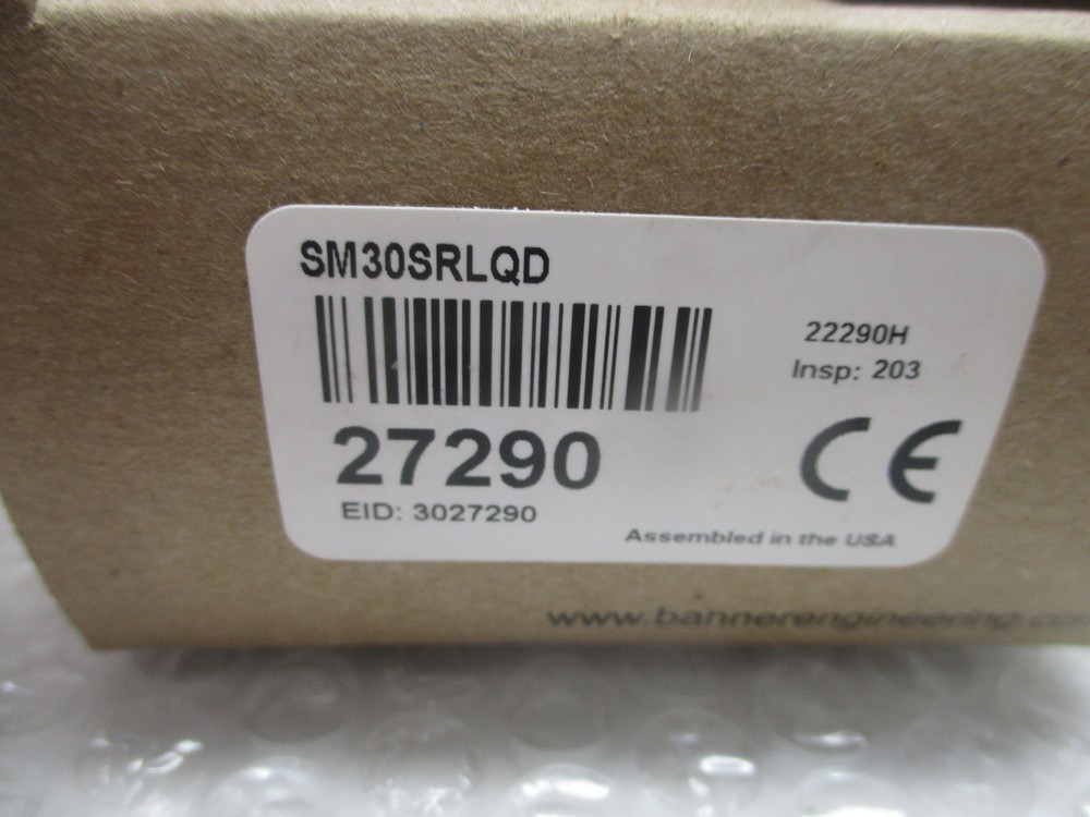 BANNER SM30SRLQD SENSOR NSMP