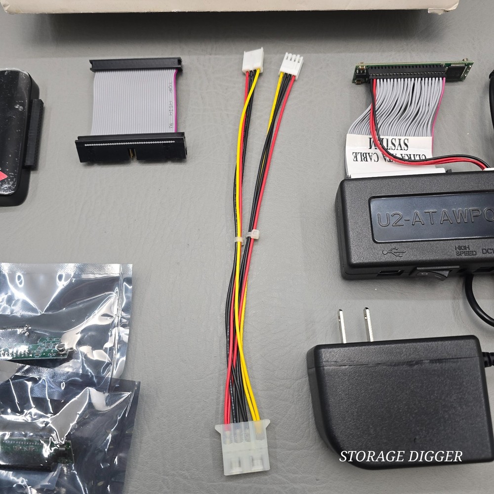 Vintage Forensic Hard Drive Write Blocker U2-ATAWP01, Connected USB2.0, Boxed