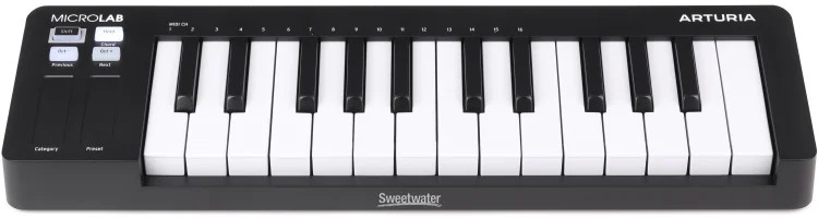 Arturia MicroLab mk3 25-key Keyboard Controller - Black