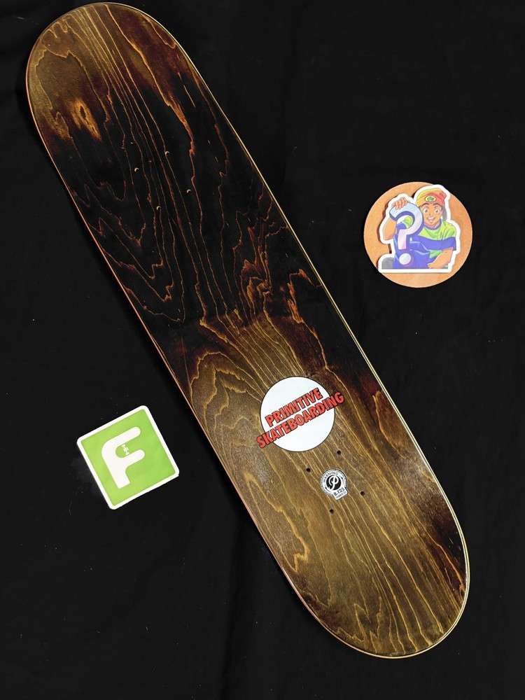 RARE SIGNED Primitive Nick Tucker Skateboard Deck Pro Wolf Pigs Cops AUTOGRAPH