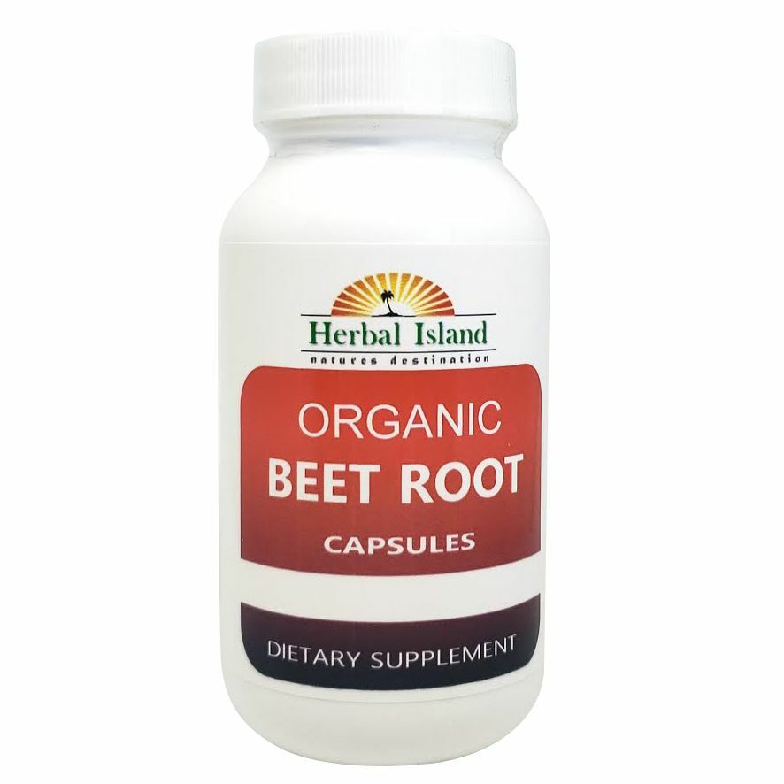 Organic Beet Root Powder Capsules - 500mg Each - Beta vulgaris - Various Sizes