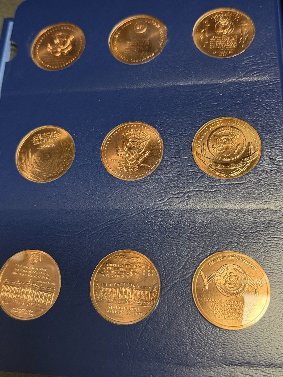 COMPLETE Set of 43 Bronze MEDALS OF THE PRESIDENTS by The United States Mint