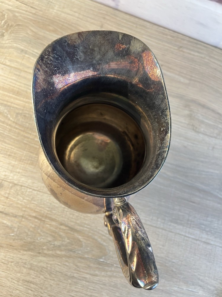 Melford Wallace Silver Pitcher Grape Edge Pattern M612 E.P.W.M