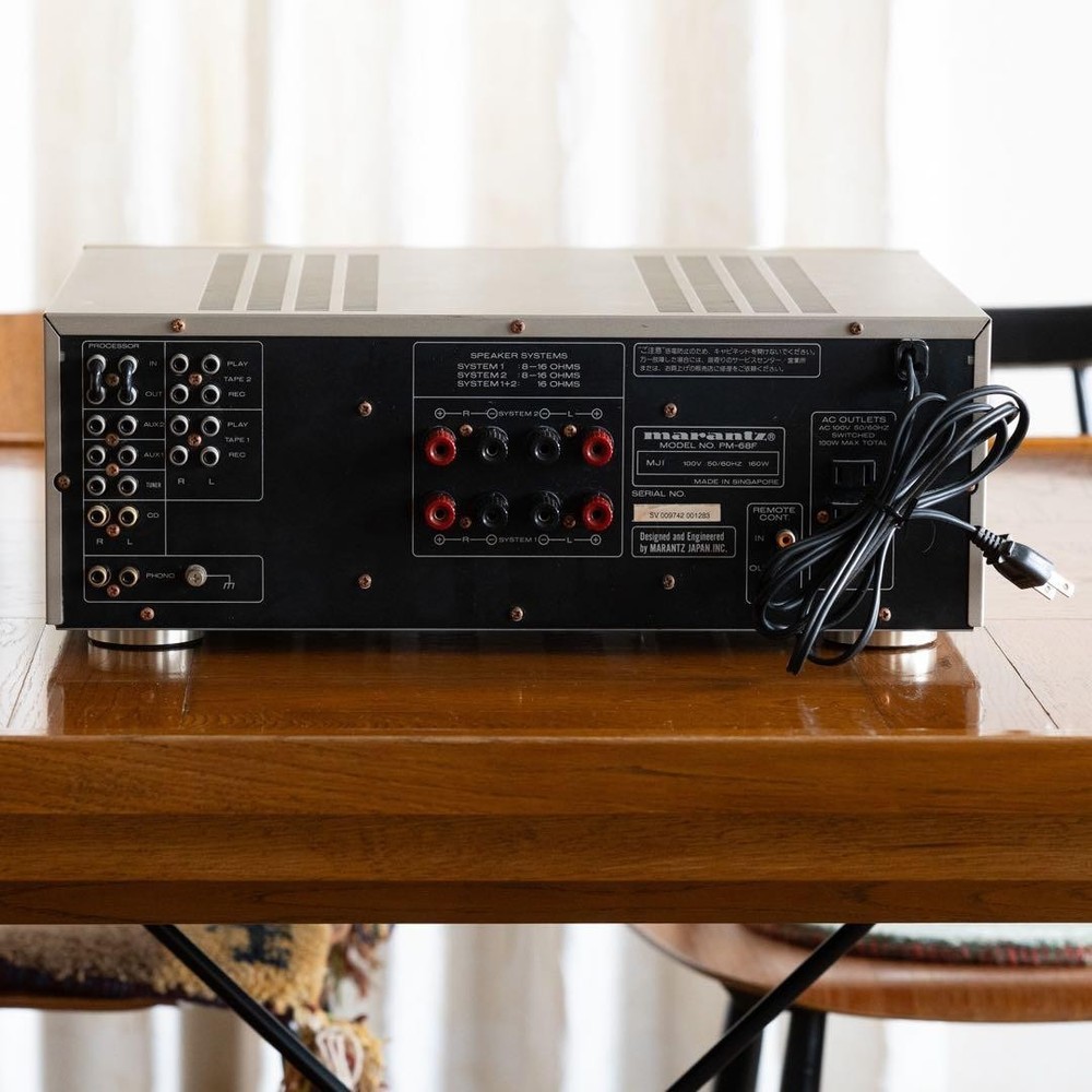 Marantz PM-68 Integrated Amplifier Remote Control Serviced Tested Fully Works