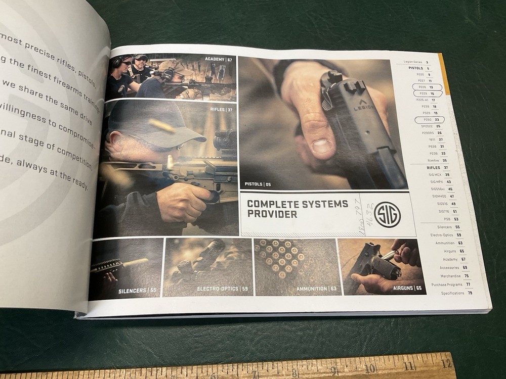 2016 SIG SAUER – COMPLETE SYSTEMS PROVIDER Gun Catalog