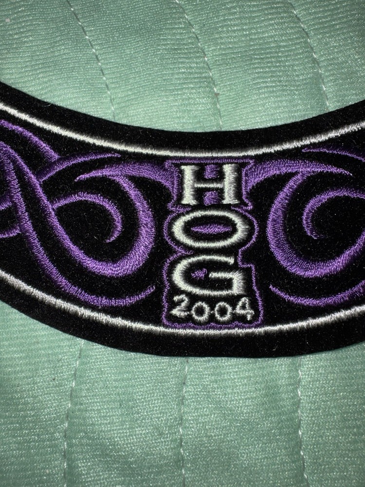 2004 HOG Harley Davidson Owners Group Vest - Jacket Rocker PATCH - NEW