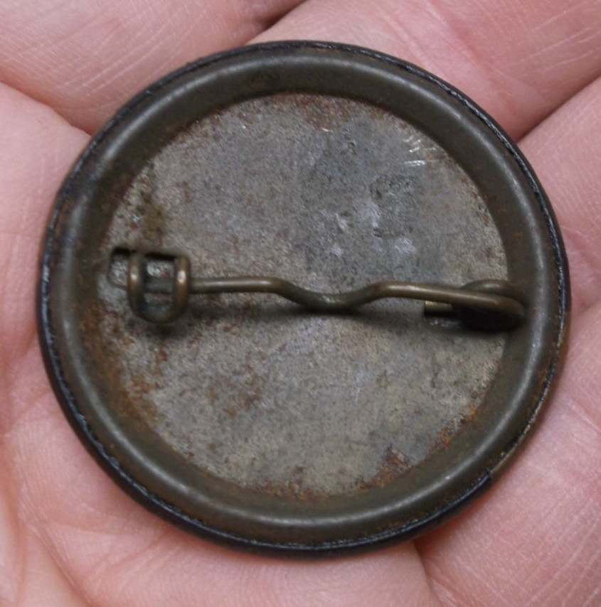 Vintage New Jersey 1928 Resident Hunting and Fishing License Button Badge